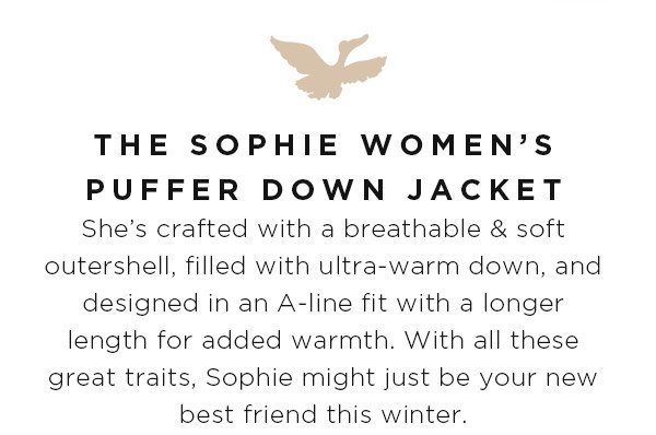 Sophie Women's Puffer Down Jacket – Triple F.A.T. Goose