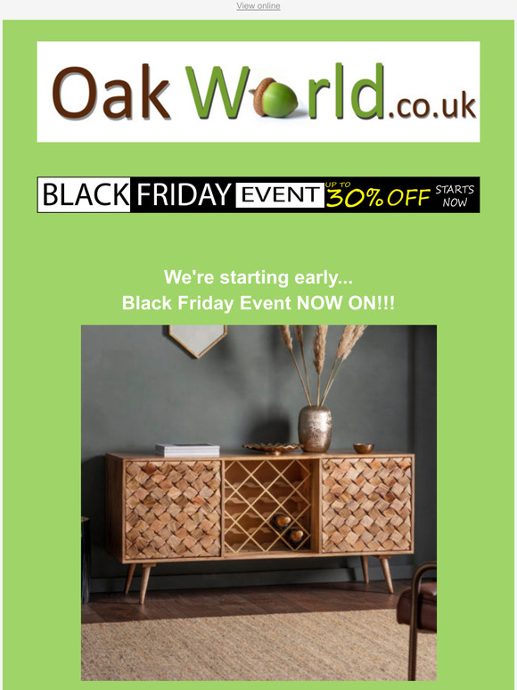 Black Friday STARTS NOW - Up To 30% Off