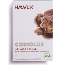 Hawlik Coriolus Extrakt + Pulver Kapseln Bio