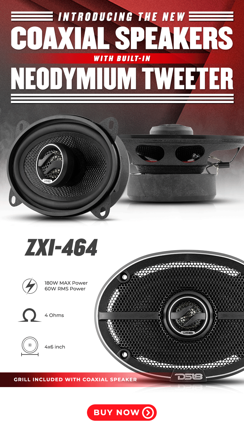 DS18 DS18 Introducing The New Elite Coaxial Speakers Milled