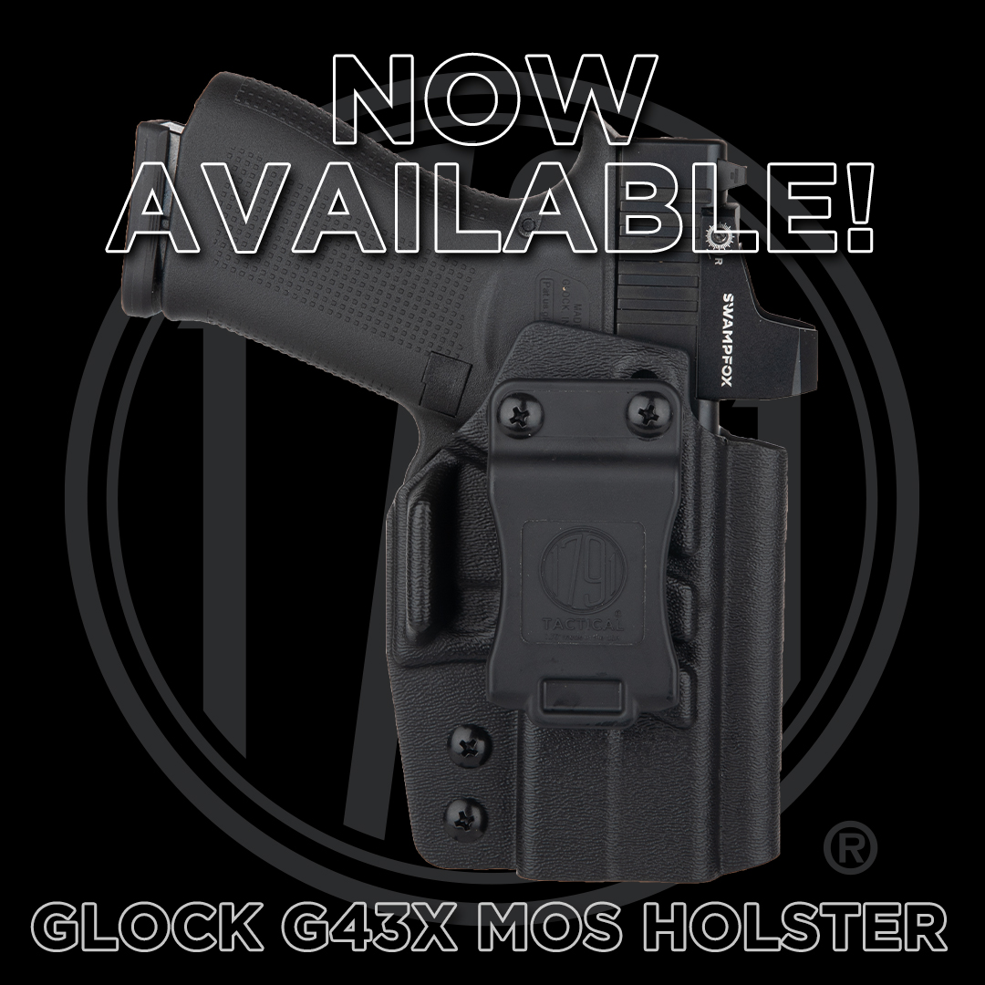1791 Gunleather NEW Glock 43X MOS Holster Milled
