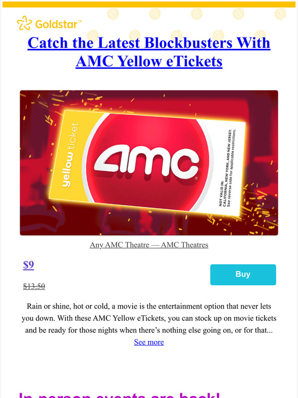 What Is Amc Yellow Ticket Mean at Bonnie Nicholls blog