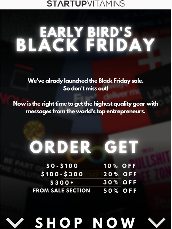 Mind-blowing Black Friday discounts