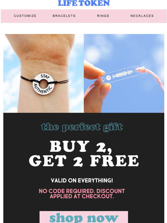  SHOP EARLY | BUY 2 GET 2 FREE ON EVERYTHING