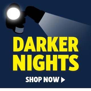 Be prepared for those Darker Nights, shop now