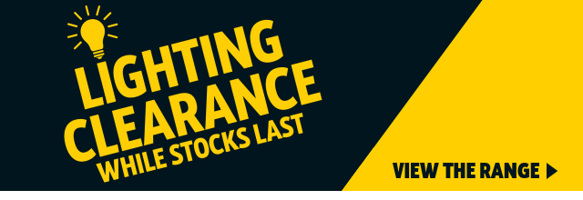 Lighting Clearance, while stocks last, view the range