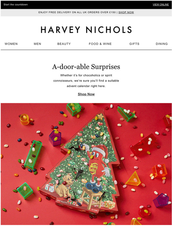 Harvey Nichols Its official our advent calendars are back Milled