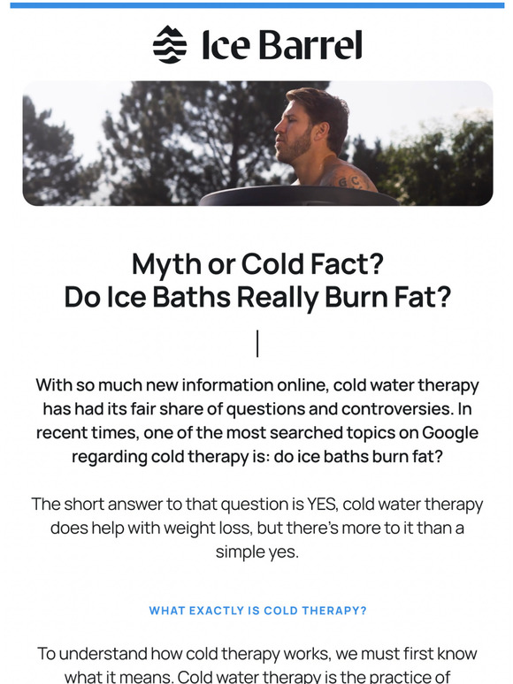 theicebarrel Myth or Cold Fact? Do Ice Baths Really Burn Fat? Milled