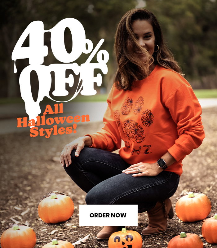40% off all Halloween styles! 