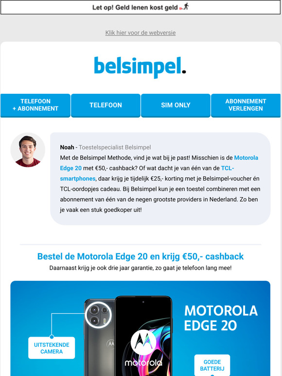 Met de Belsimpel Methode, vind je wat bij je past!