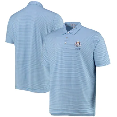The 2020 Ryder Cup Peter Millar Hales Stripe Performance Polo - Blue