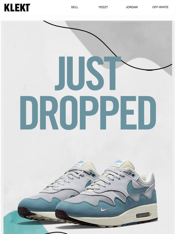 Klekt DE: Join The Wave: Patta x Nike AM1 Noise Aqua | Milled