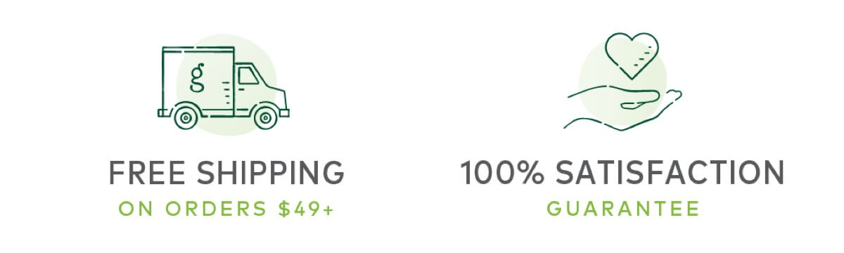 Free Shipping + 100% Satisfaction