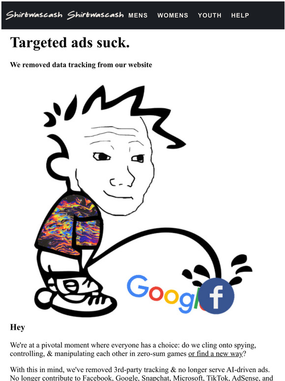 Bye bye Facebook & Google