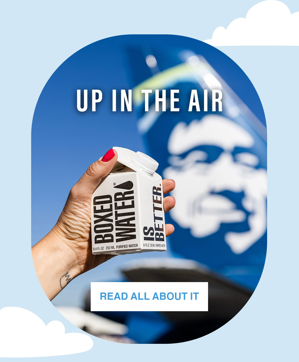 Alaska Air Partners With Boxed Water – Boxed Water Is Better