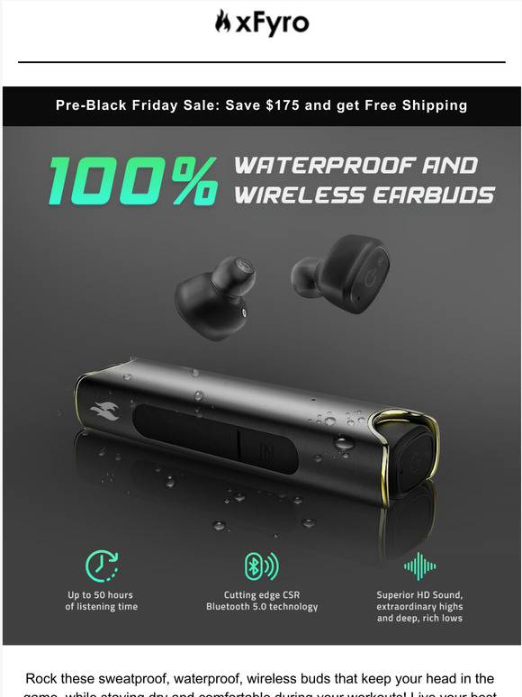 Wires are so last year! Time to get these wireless earbuds on sale!