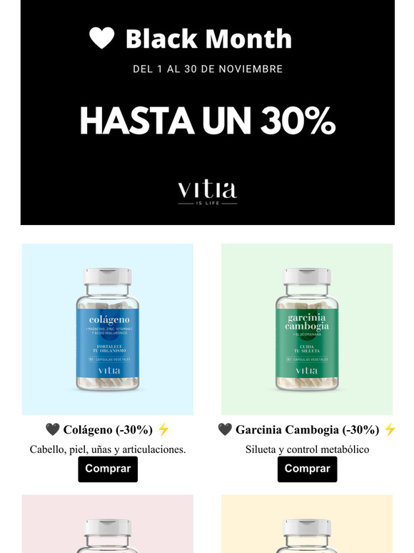   BLACK MONTH. [-30%]  Aprovecha ahora las ofertas para este BLACK FRIDAY!
