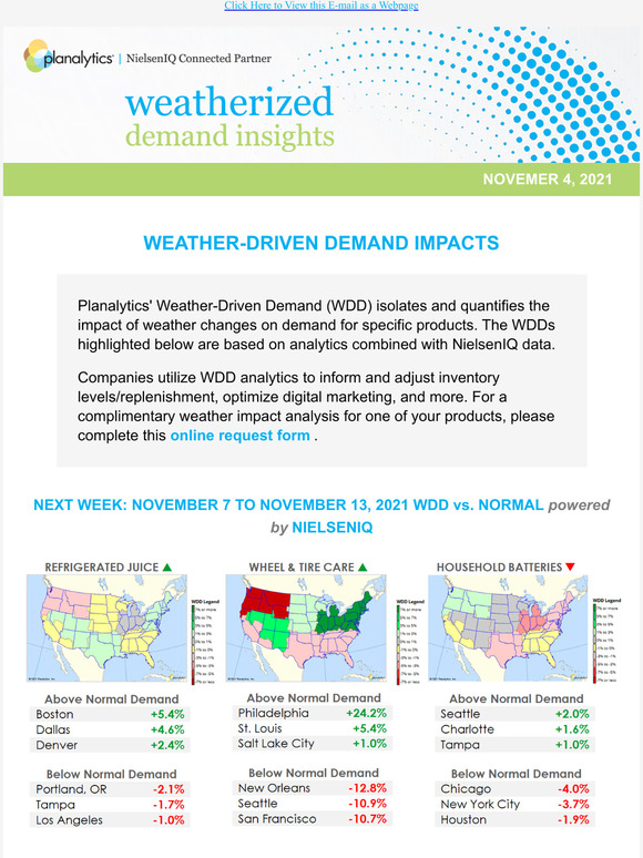 Planalytics & NielsenIQ: Weatherized Demand Insights