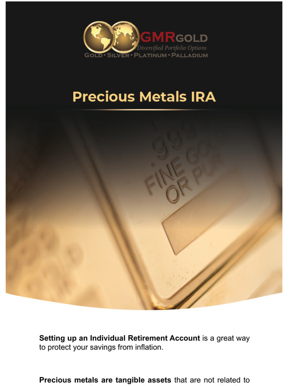 Heres why you should look at precious metals for your IRA.