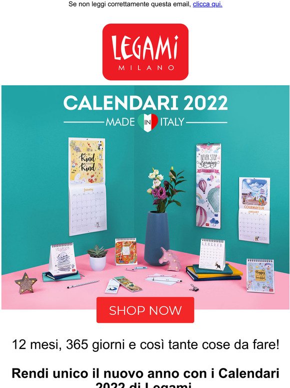 LEGAMI IT: Rendi il 2022 un anno fantastico con i Calendari di