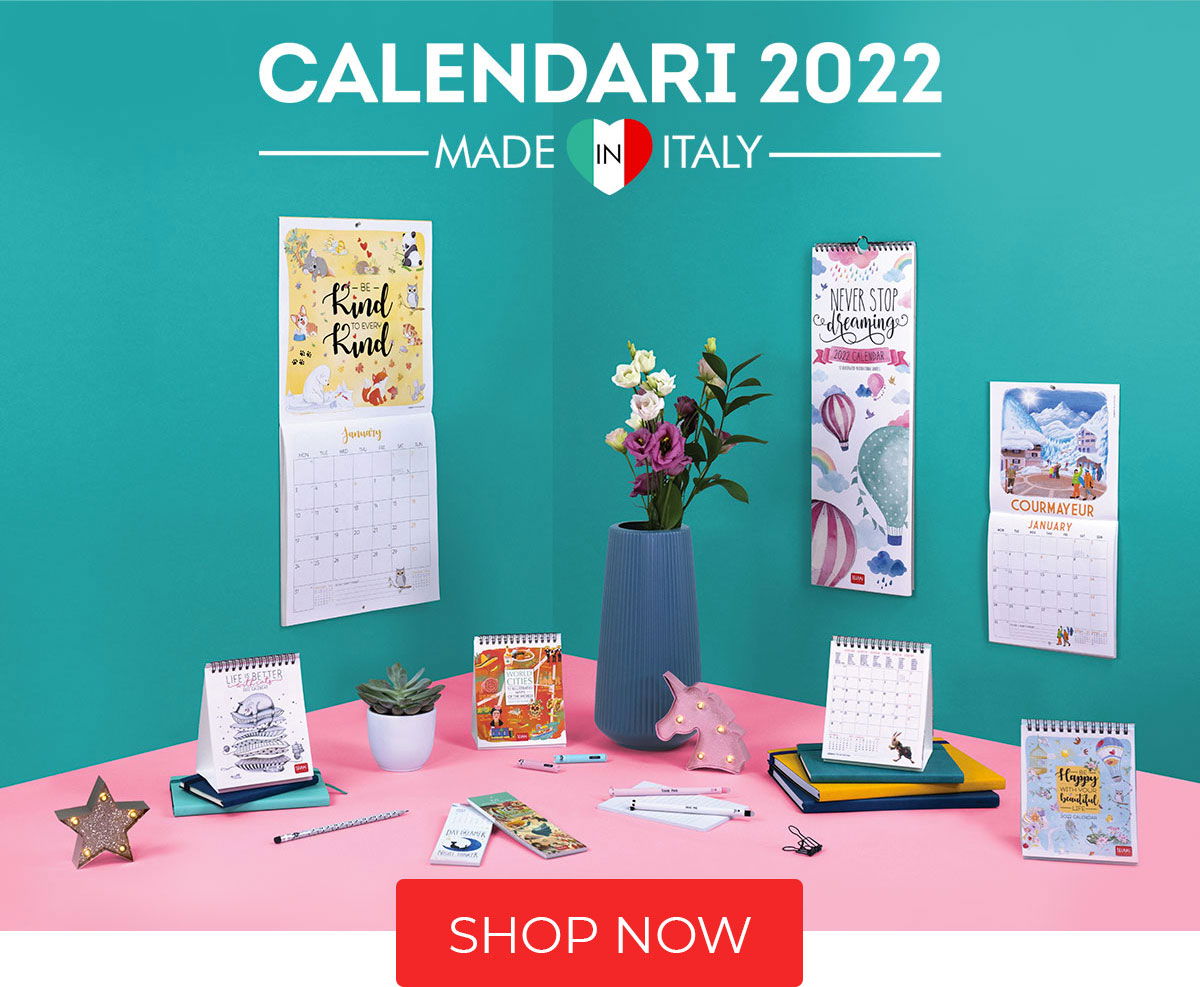 LEGAMI IT: Rendi il 2022 un anno fantastico con i Calendari di Legami!