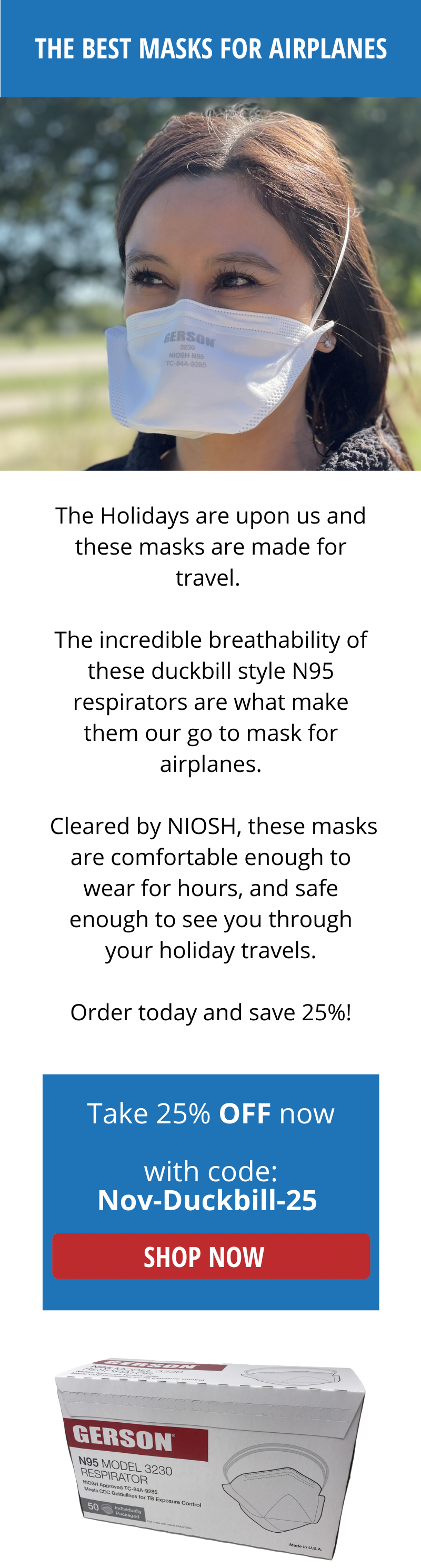 Armbrust American New Duckbill N95s mask are here! Milled