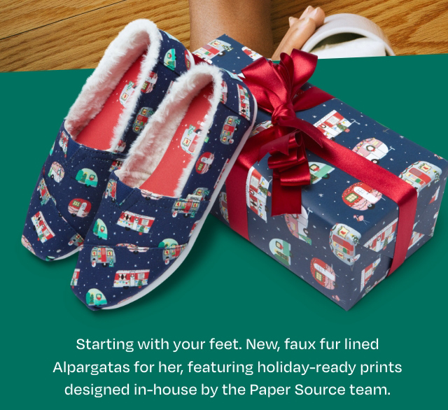 TOMS TOMS x Paper Source The Holiday Collection Milled
