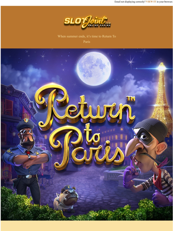 When summer ends, its time to Return To Paris