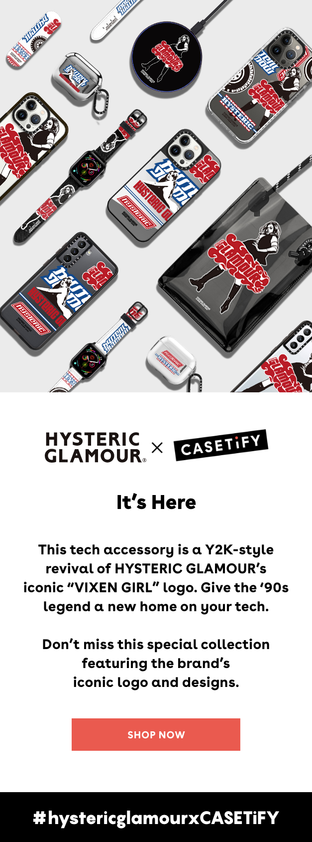 Casetify: Just Landed: HYSTERIC GLAMOUR collection | Milled