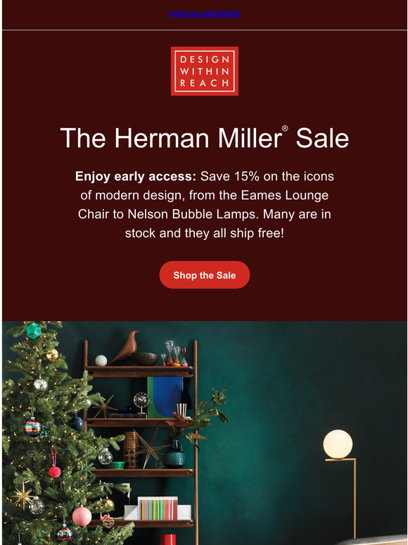 Design Within Reach Special early access The Herman Miller Sale Milled