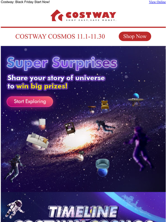 Costway Cosmos Collect 8 Planets and Win Star selection - Popular products just for you