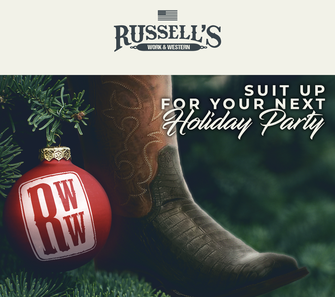 Russell's Western Wear Exotic Boots For Your Next Holiday Party Milled