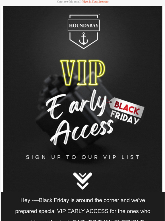 Feeling like a VIP? 