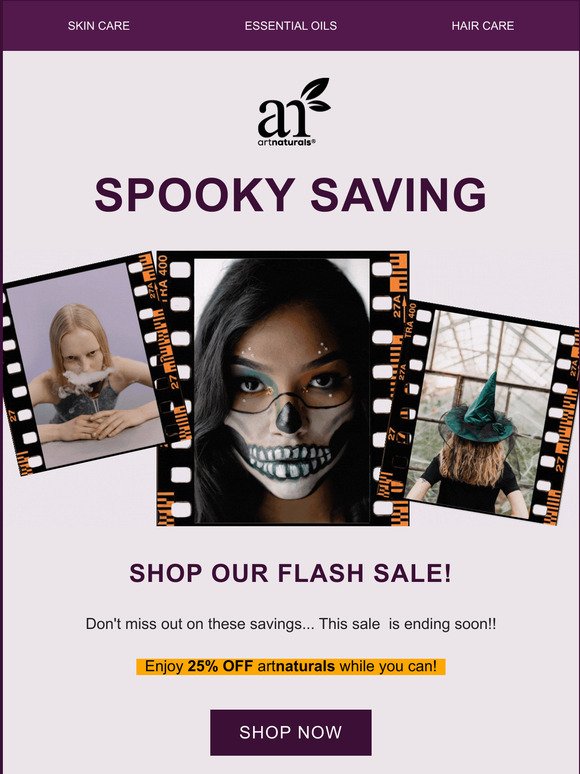 Spooky Good Saving for a Short Time Only!