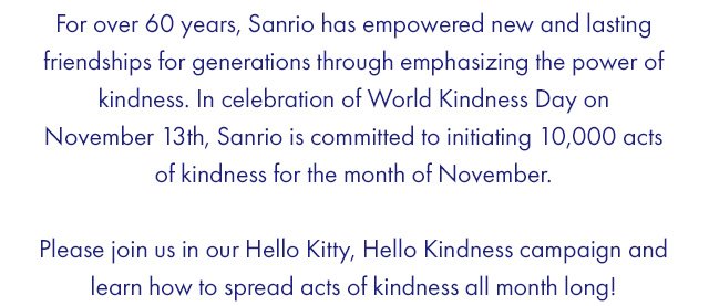 Hello Kitty on X: In celebration of Hello Kitty's birthday month, spread a  little extra kindness and connect with friends around the world, instantly,  with Hello Kitty and Friends online greeting cards!