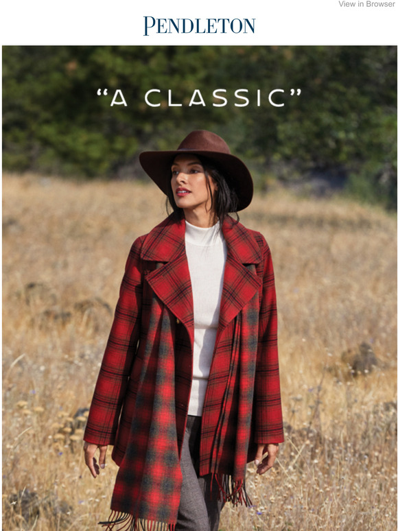 Pendleton Woolen Mills A classic returns Milled