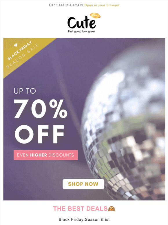 SAVE UP TO 70%