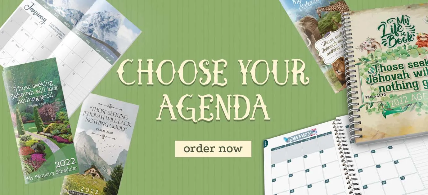weekly and monthly agendas