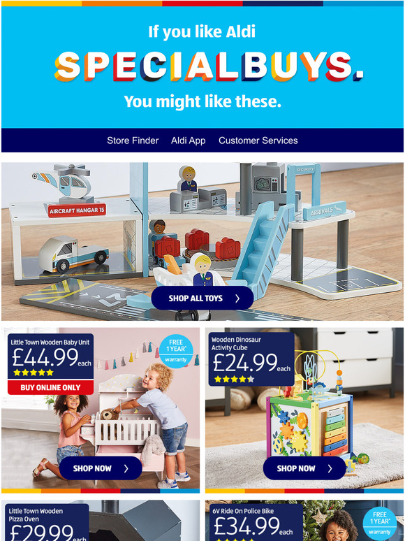 Aldi UK Toys to inspire their imagination Milled