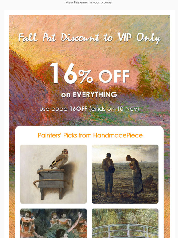 Paint for You. Save 16% with YOUR Code.