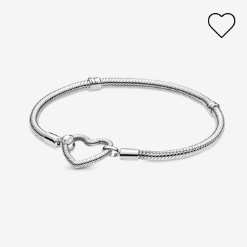 Heart Closure Snake Chain Bracelet