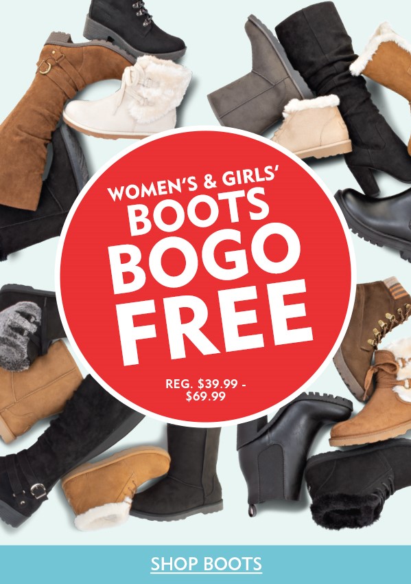 Bogo 2025 boots sale