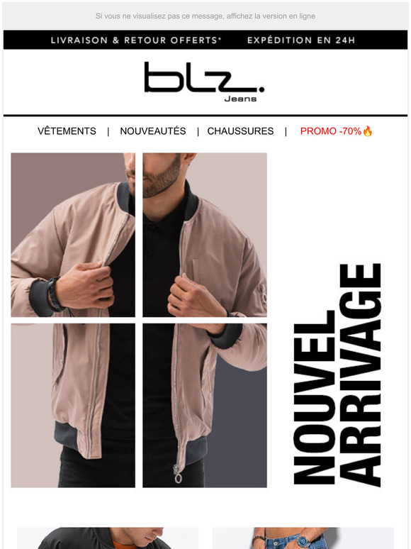 Nouvel arrivage  !!! Jeans, Parkas, Blousons, Chinos ...