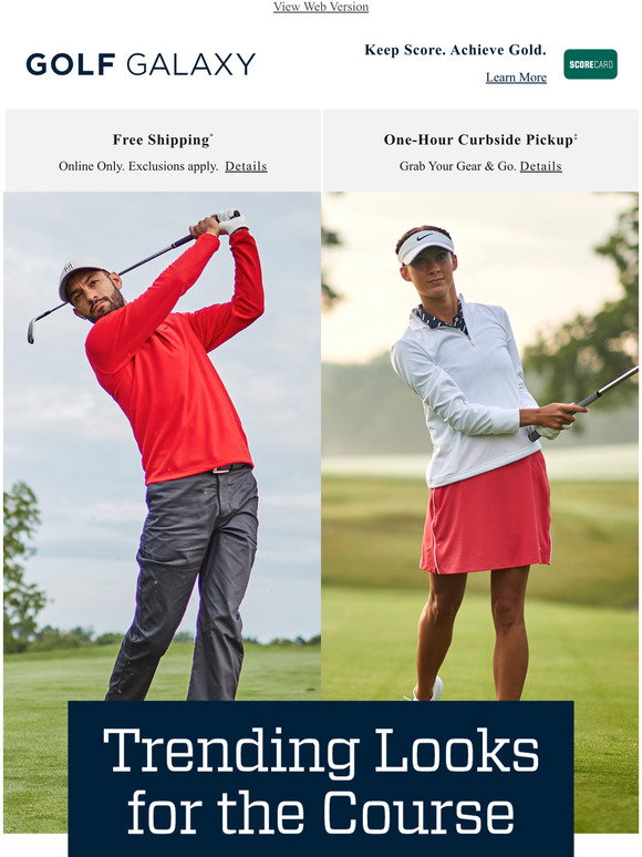 Golf Galaxy: Shop the trend | New men's 