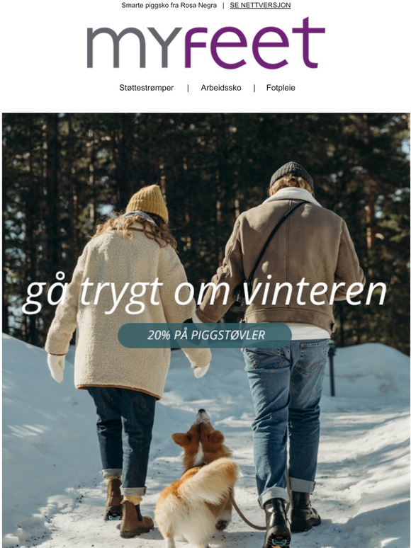 G trygt p vinterpromenaden