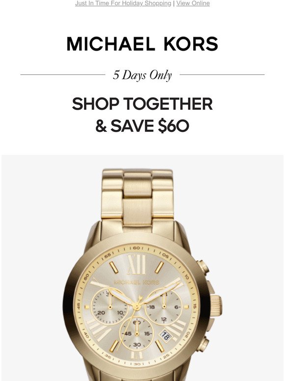 lord n taylor michael kors watches