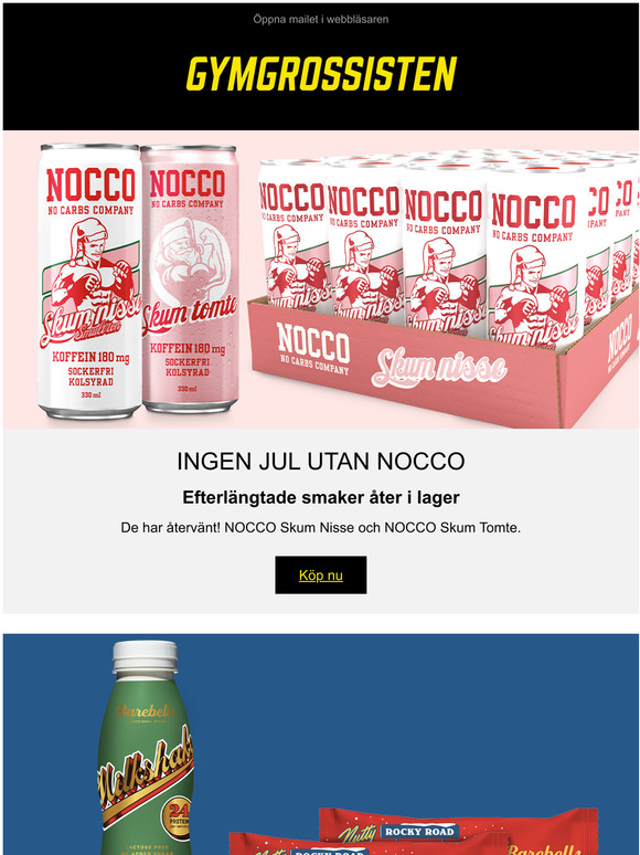 Heta nyheter frn Barebells och NOCCO!