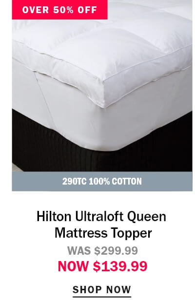 Hilton Ultrasoft Queens Mattress topper