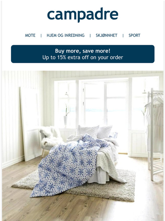 Up to 15% EXTRA off | Bedroom must haves - 76%