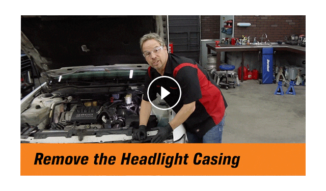 Remove the Headlight Casing | Install Through Wheel Well